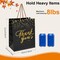 20 Pcs Black and Gold Gift Bags with Handles - Medium Size Thank You Bags Bulk for Weddings